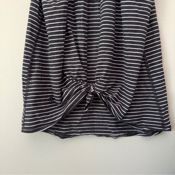 Lululemon All Tied Up Tank Modern Stripe Heathered Black White (First Release) - Picture 8 of 12